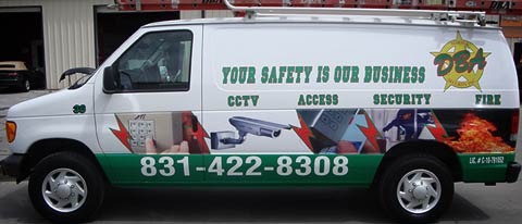 DBA Alarm and Security Van